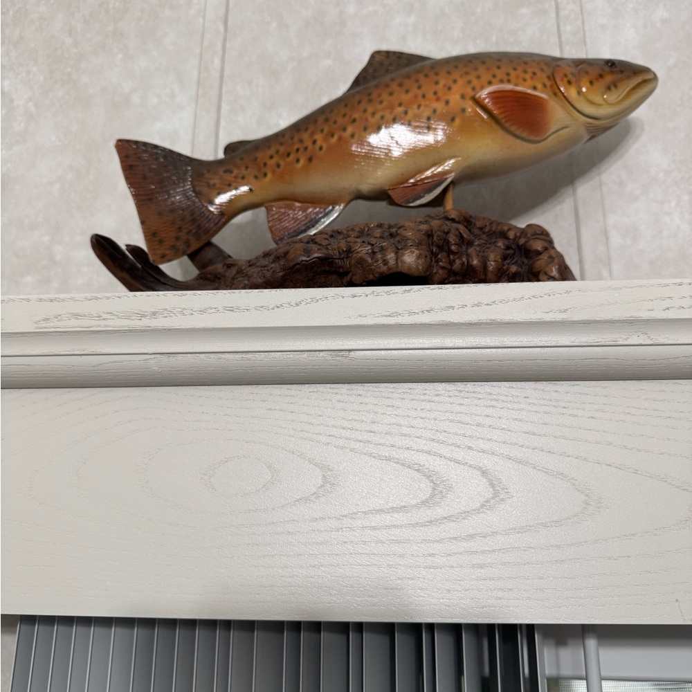 Bob Berry Trout Wood Carved Fish!